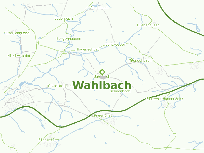 Karte von Wahlbach
