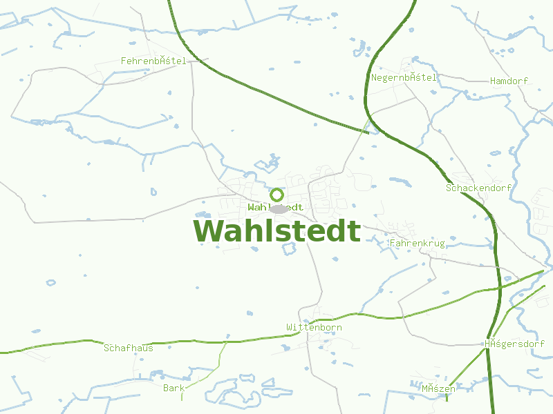 Karte von Wahlstedt