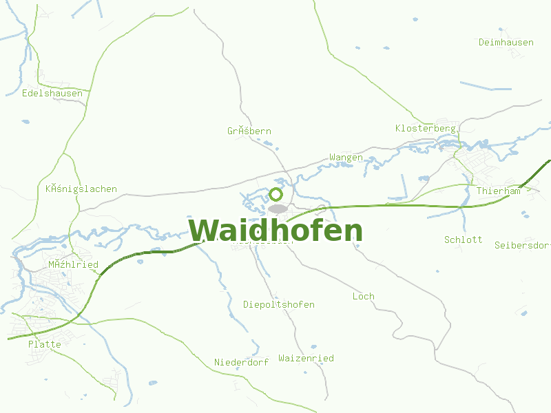 Karte von Waidhofen