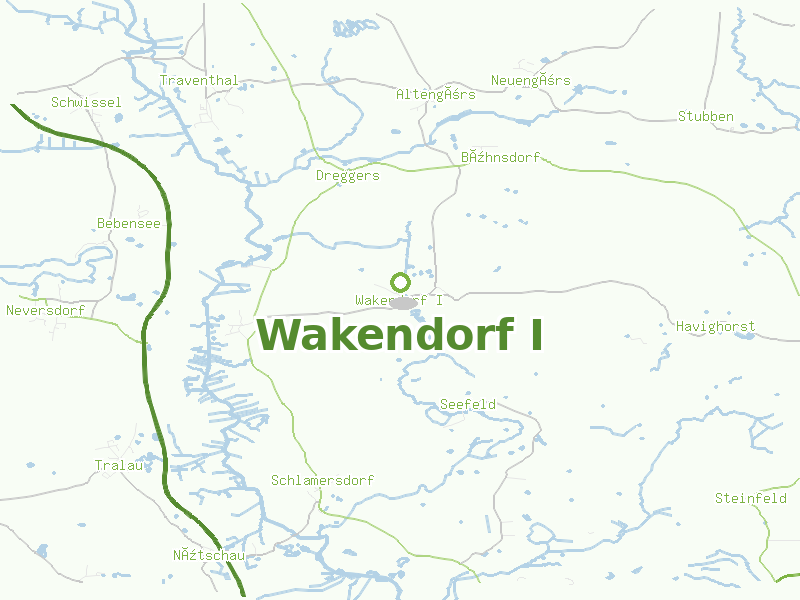 Karte von Wakendorf I
