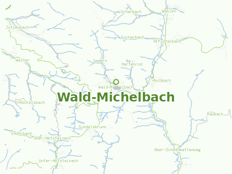 Karte von Wald-Michelbach