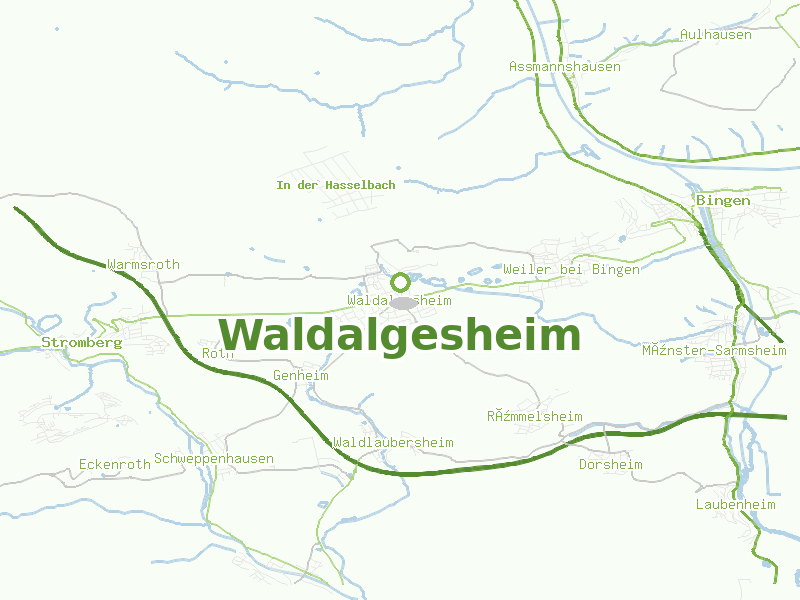 Karte von Waldalgesheim