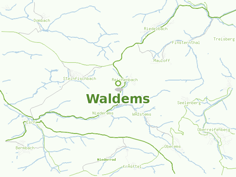 Karte von Waldems