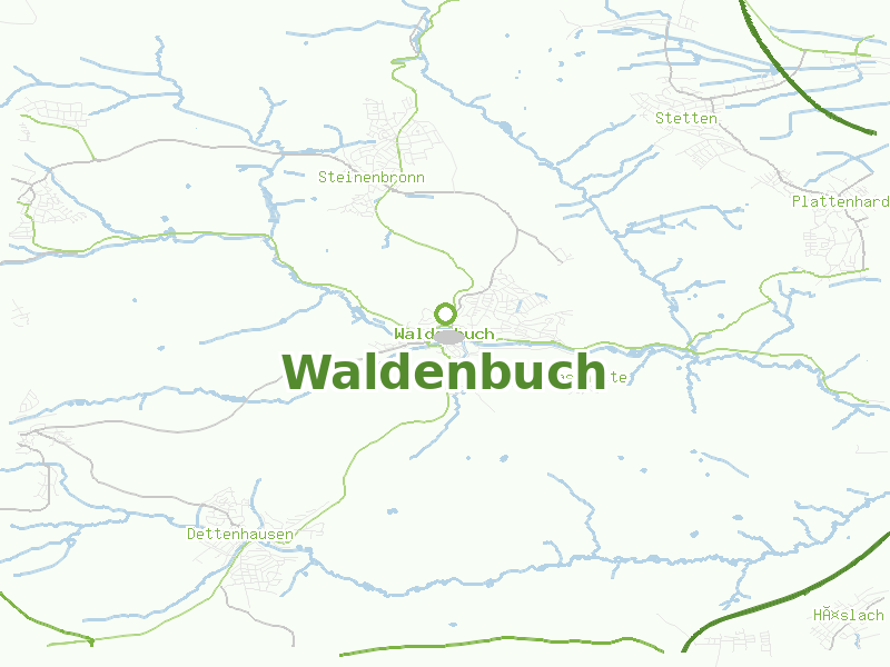Karte von Waldenbuch