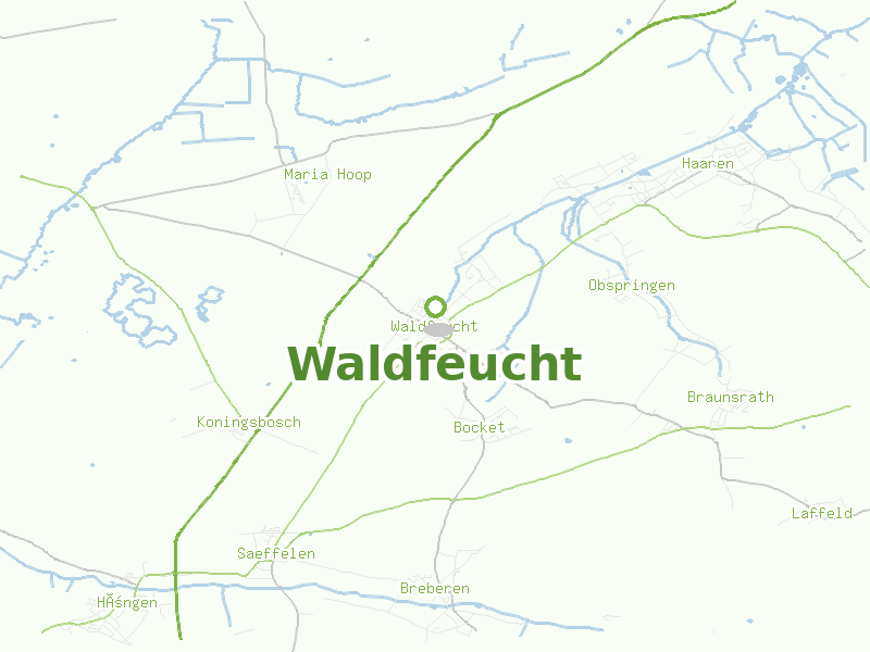 Karte von Waldfeucht