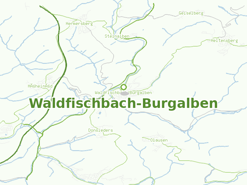 Karte von Waldfischbach-Burgalben