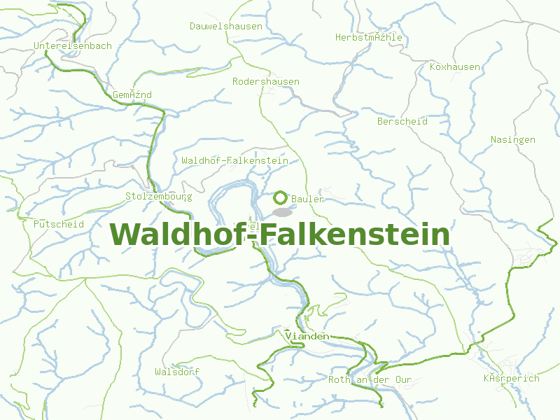 Karte von Waldhof-Falkenstein
