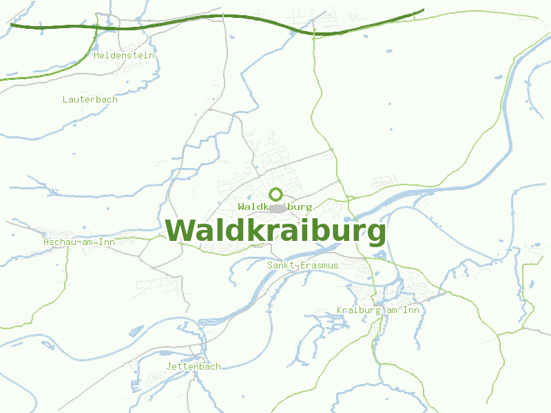 Karte von Waldkraiburg