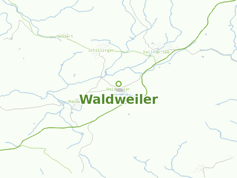 Karte von Waldweiler