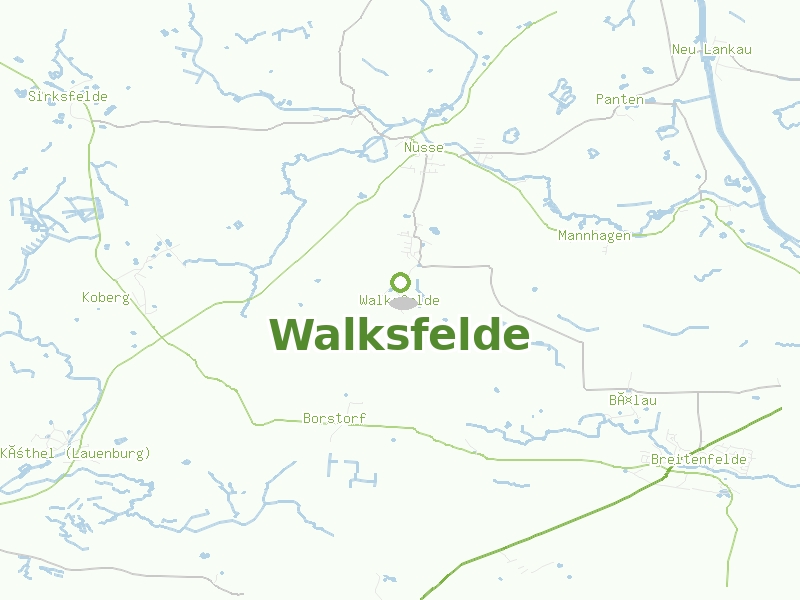 Karte von Walksfelde