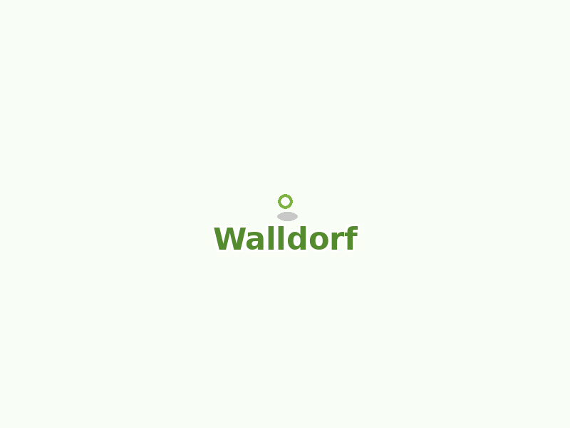 Karte von Walldorf
