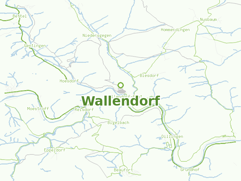 Karte von Wallendorf