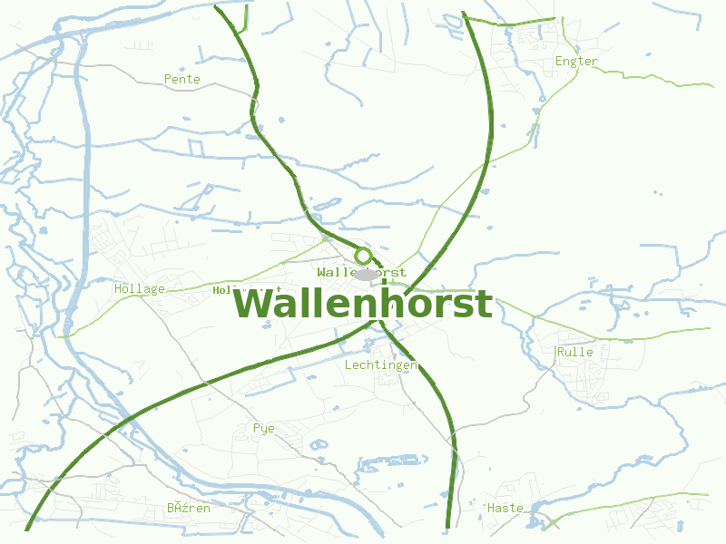 Karte von Wallenhorst