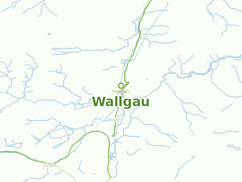 Karte von Wallgau