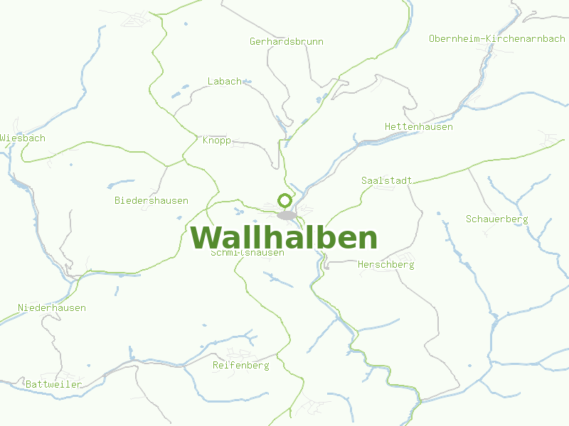 Karte von Wallhalben