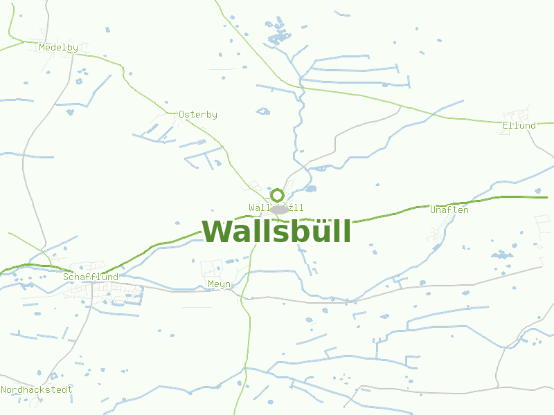 Karte von Wallsbüll