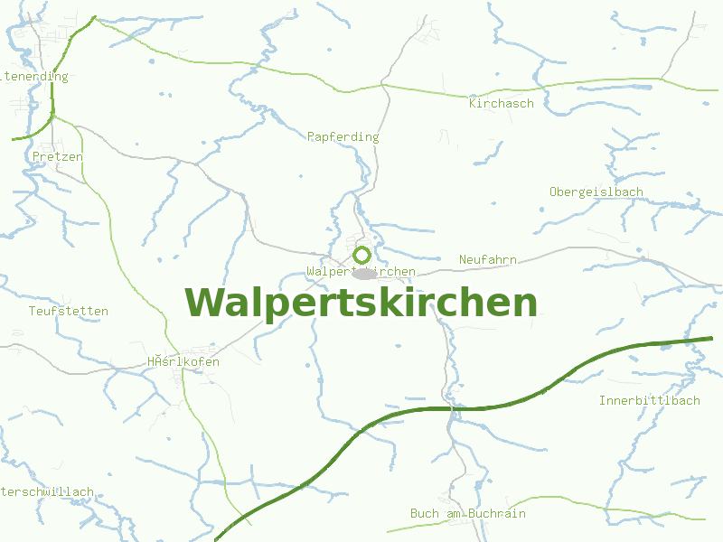 Karte von Walpertskirchen