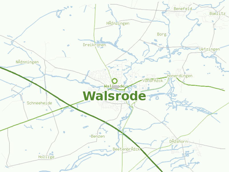 Karte von Walsrode