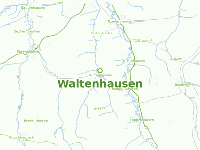 Karte von Waltenhausen