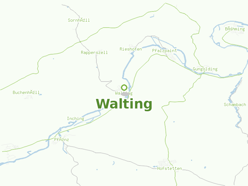 Karte von Walting