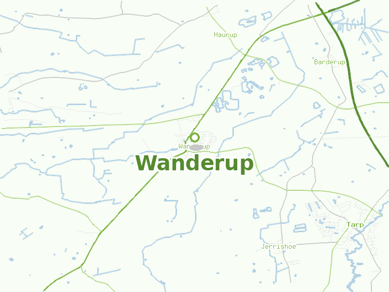 Karte von Wanderup