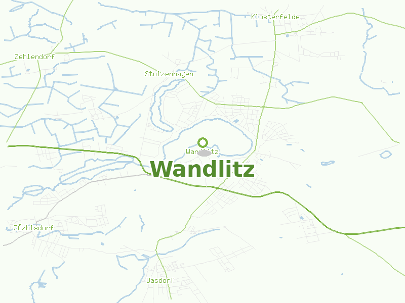 Karte von Wandlitz