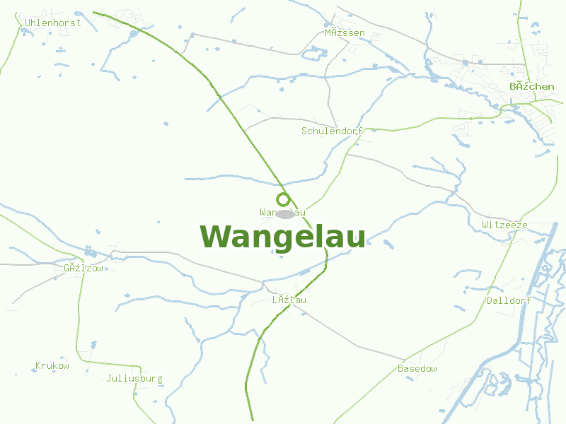 Karte von Wangelau
