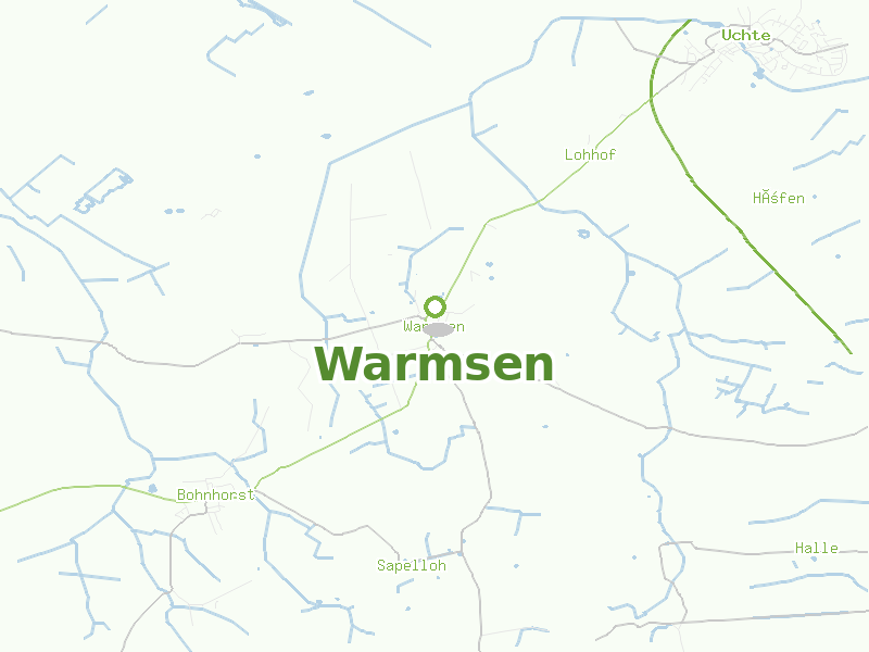 Karte von Warmsen