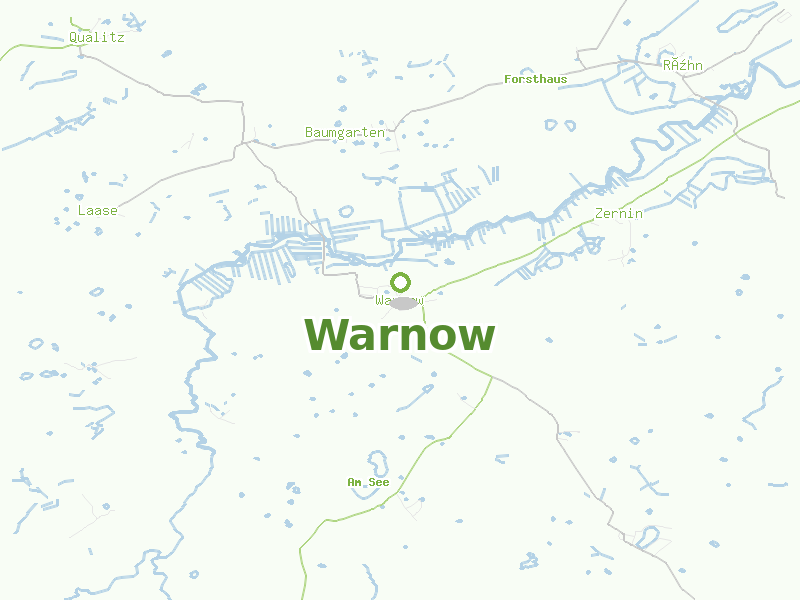Karte von Warnow