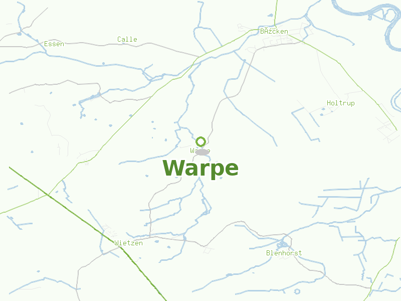 Karte von Warpe