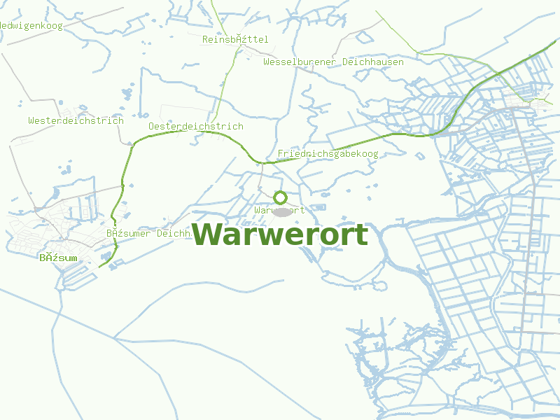 Karte von Warwerort