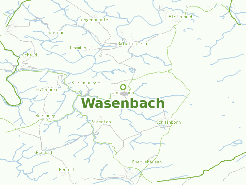 Karte von Wasenbach