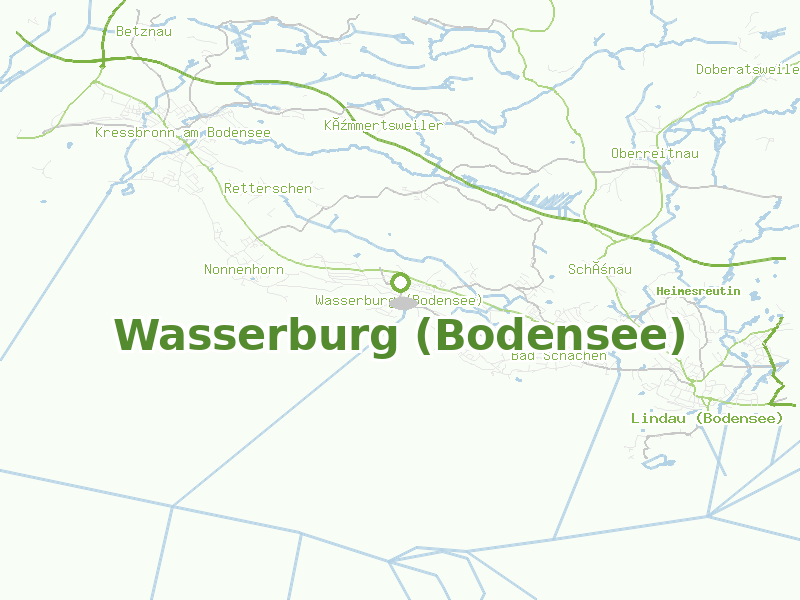 Karte von Wasserburg (Bodensee)