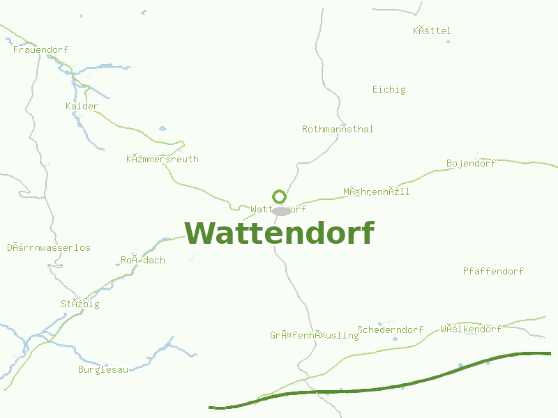 Karte von Wattendorf
