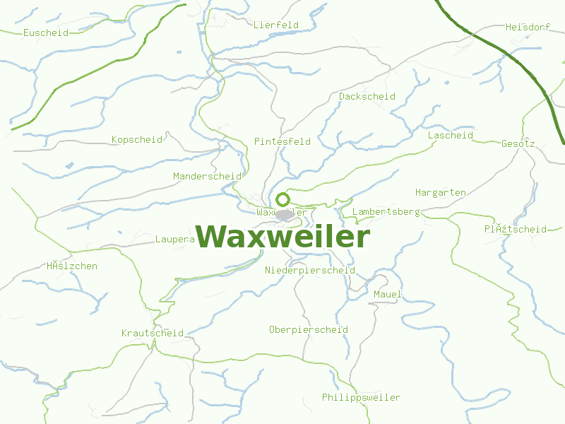 Karte von Waxweiler