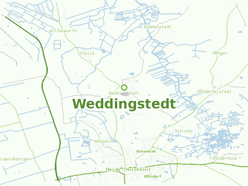 Karte von Weddingstedt