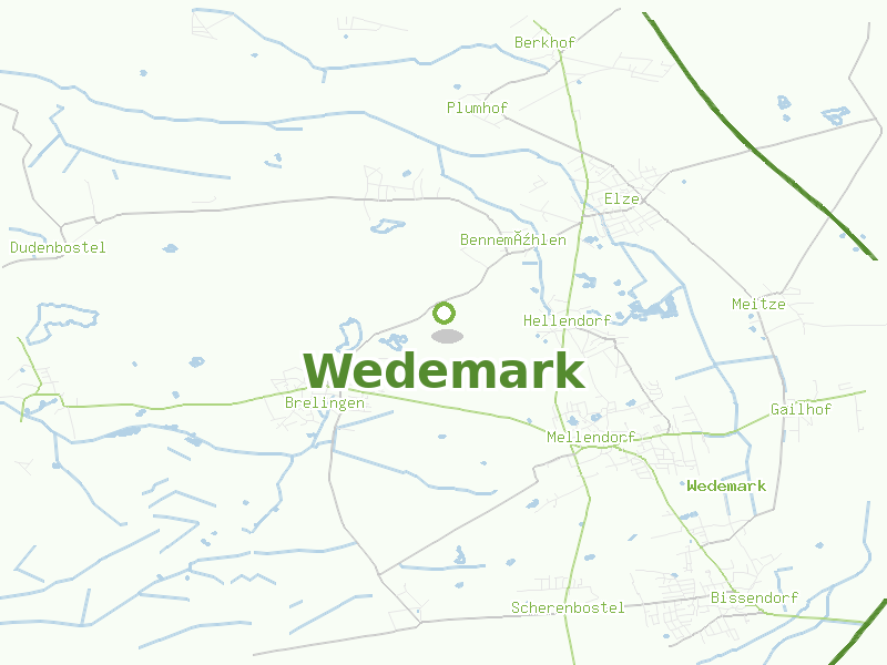 Karte von Wedemark