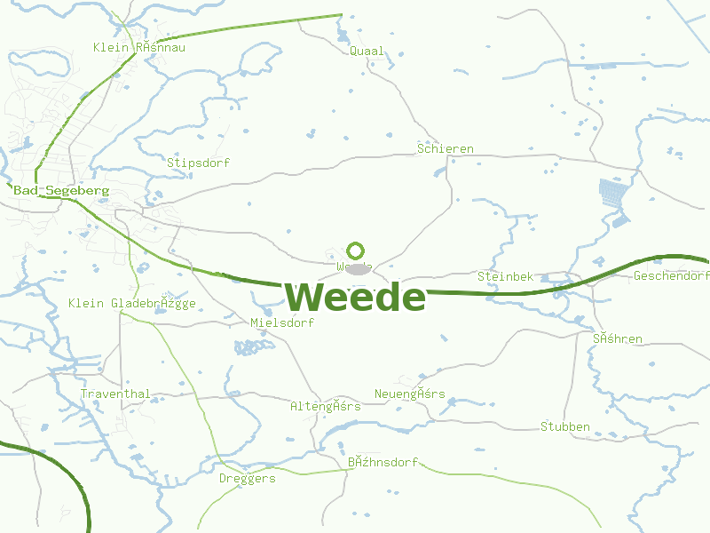 Karte von Weede