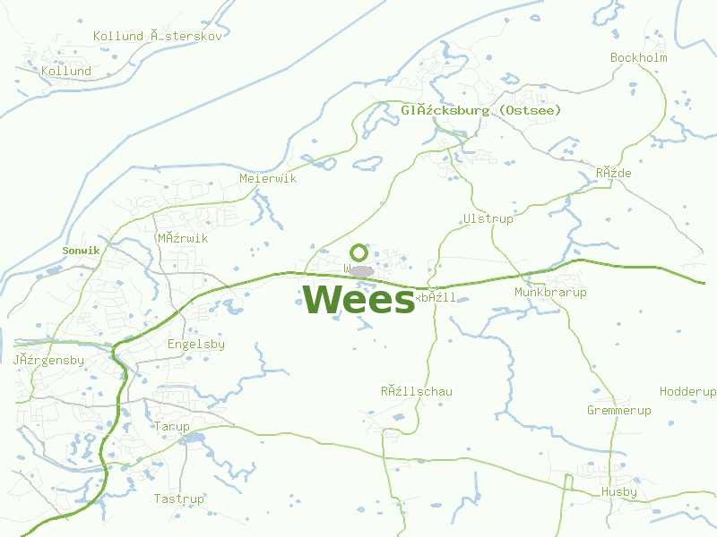 Karte von Wees