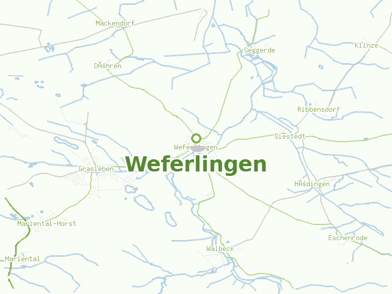 Karte von Weferlingen