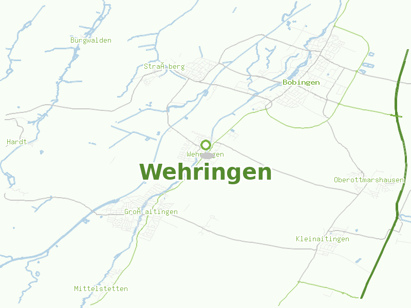 Karte von Wehringen