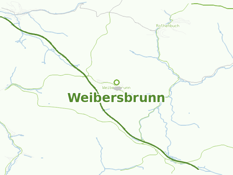 Karte von Weibersbrunn