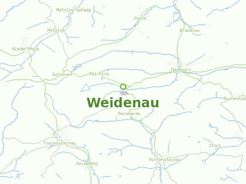Karte von Weidenau