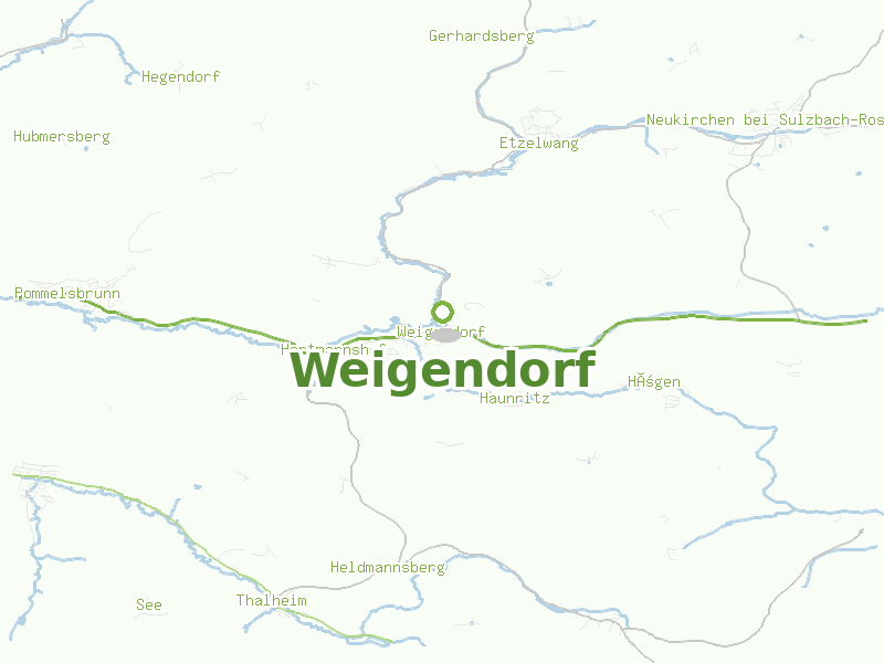 Karte von Weigendorf