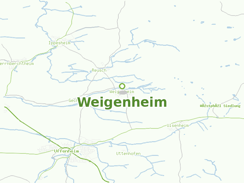Karte von Weigenheim