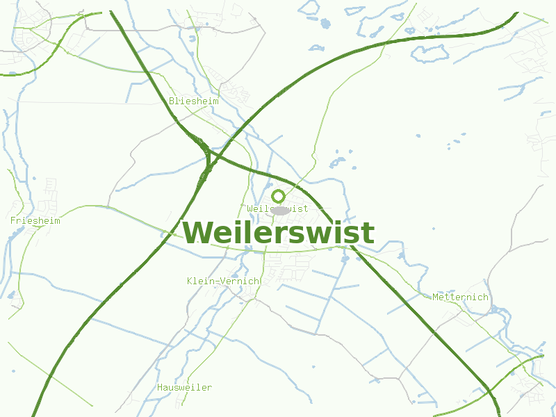 Karte von Weilerswist