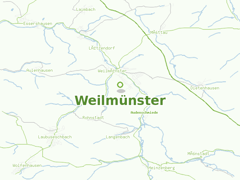 Karte von Weilmünster