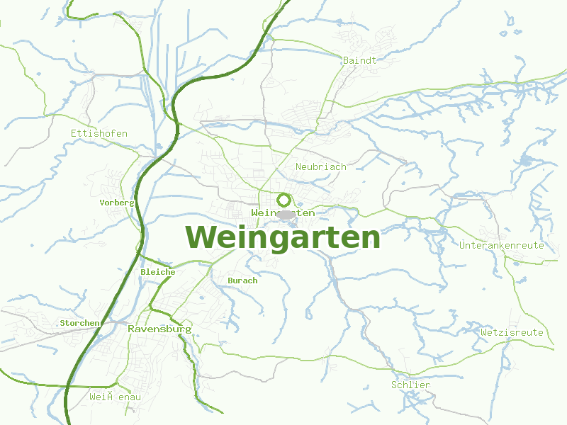 Karte von Weingarten