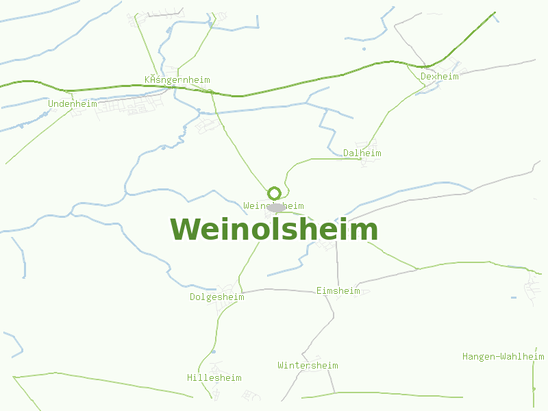 Karte von Weinolsheim