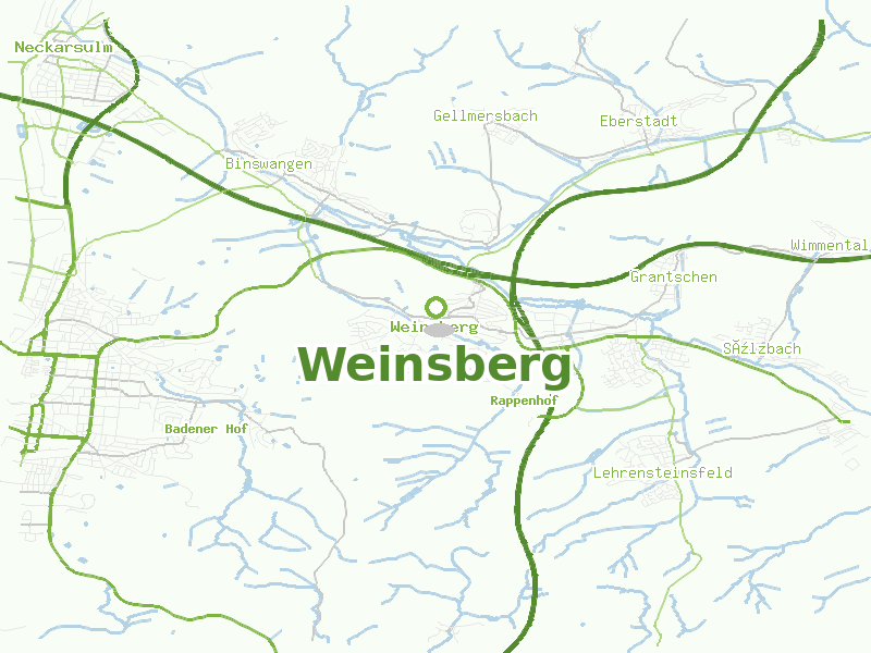 Karte von Weinsberg